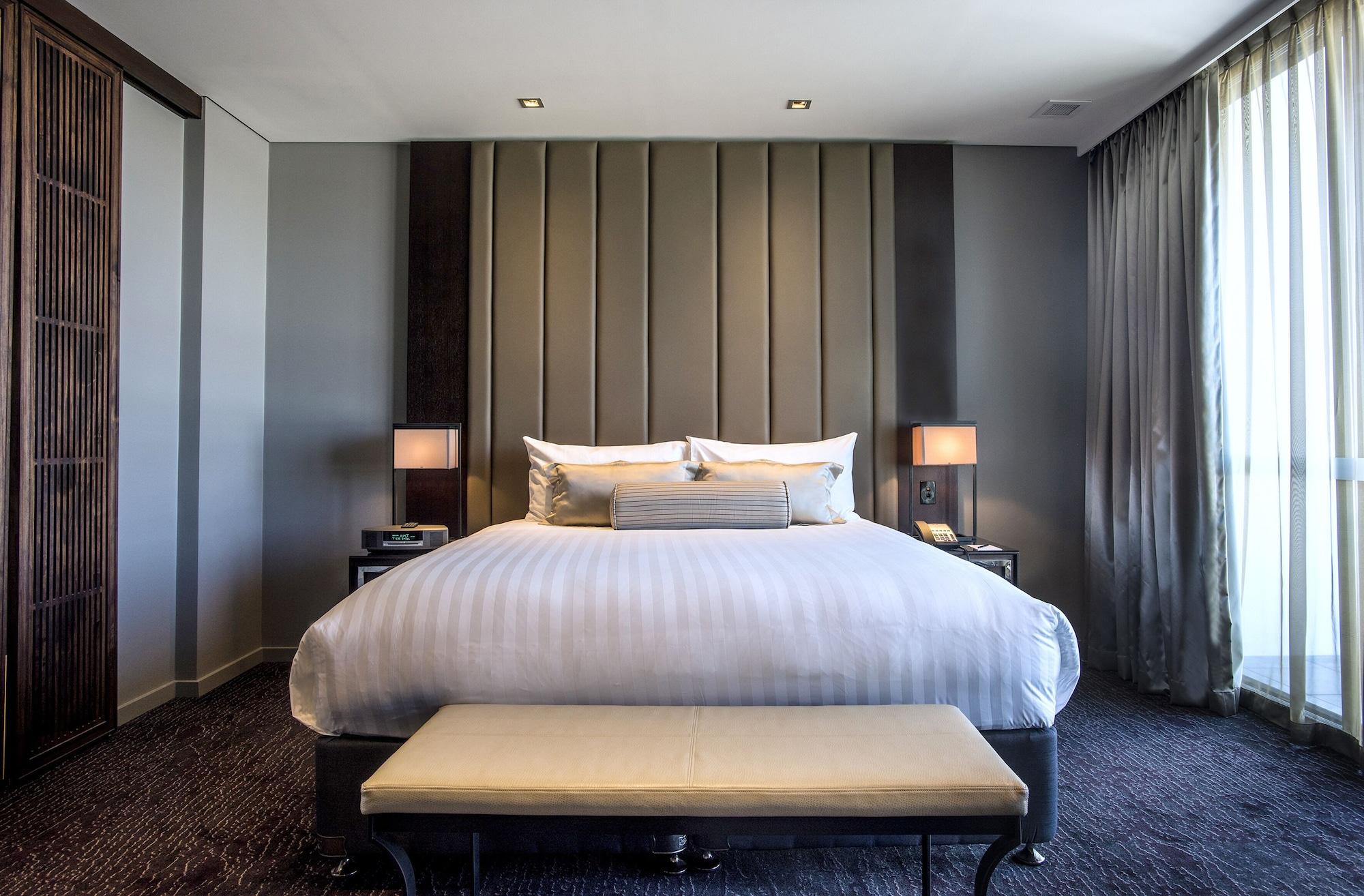 布里斯班甘巴罗酒店 外观 照片 A bedroom at the hotel