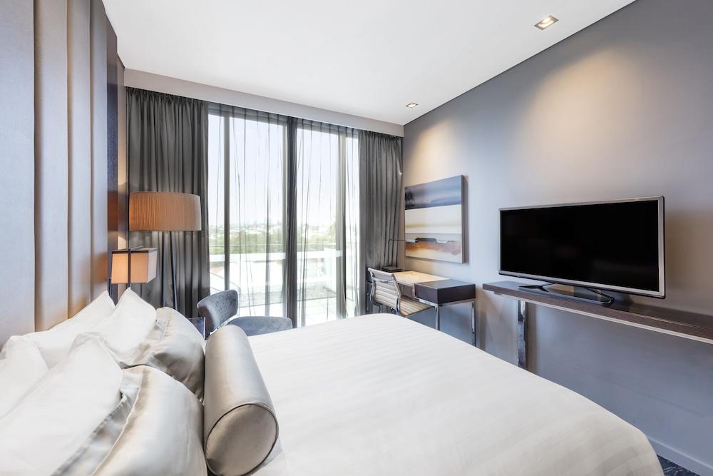 布里斯班甘巴罗酒店 外观 照片 A bedroom at the hotel