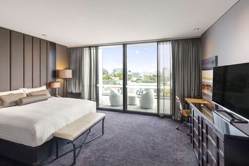 布里斯班甘巴罗酒店 客房 照片 A guest room at the Westin